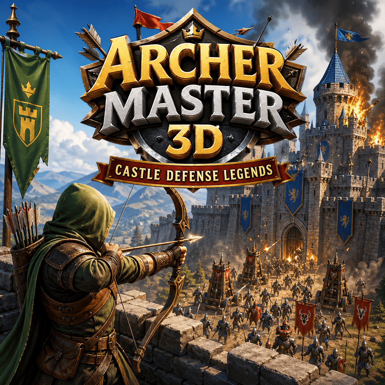 Archer Master 3D: Castle Defense Legends