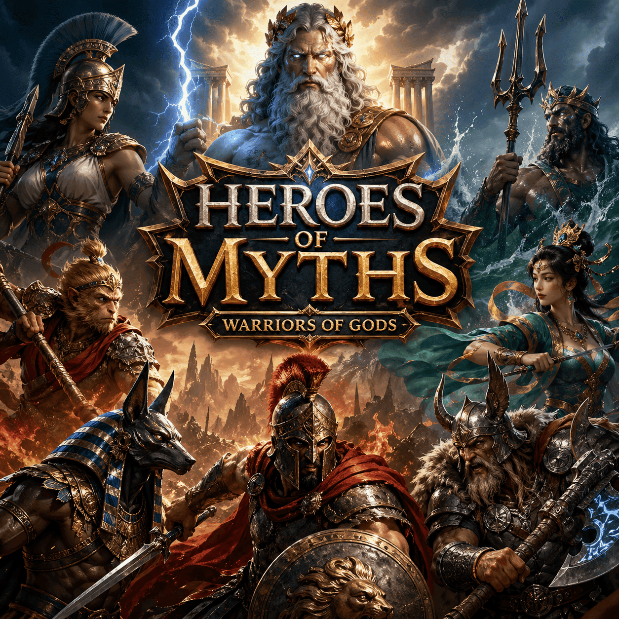 Heroes Of Myths Warriors Of Gods Olympus