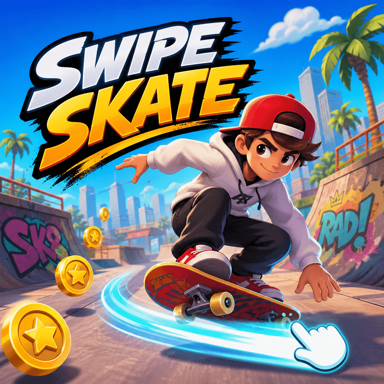 Swipe Skate Rush